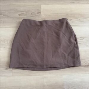 Abercrombie & Fitch Scarlett Mini Skort Taupe